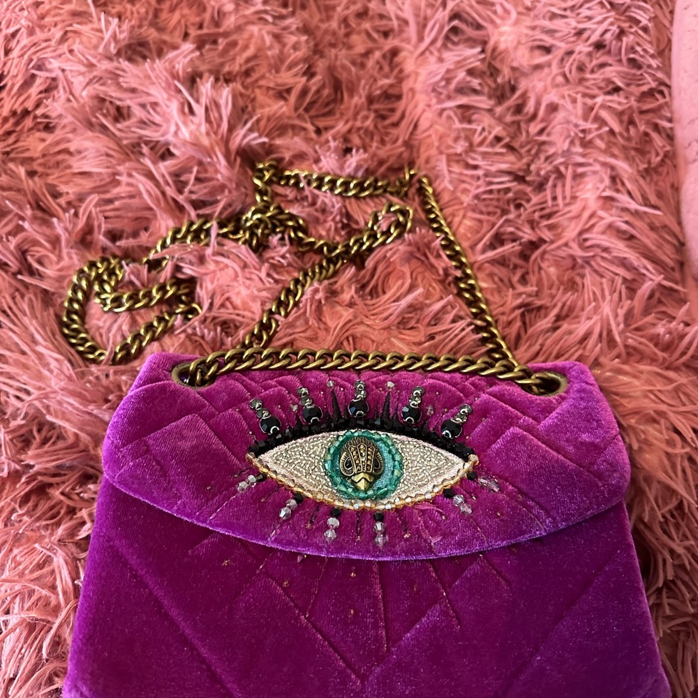 Kurt Geiger Magenta Kensington Purse Like New